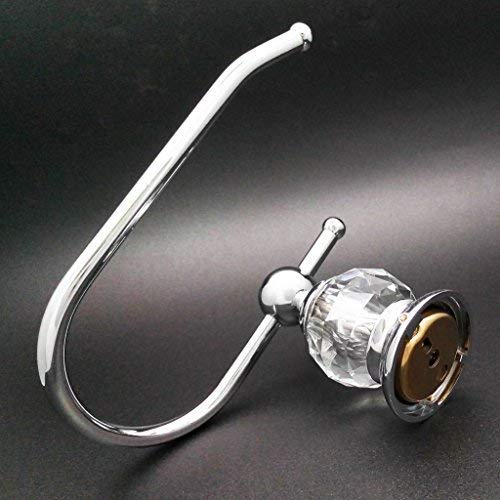 Crystal Series Brass Toilet Paper Roll Holder, Polished Chrome