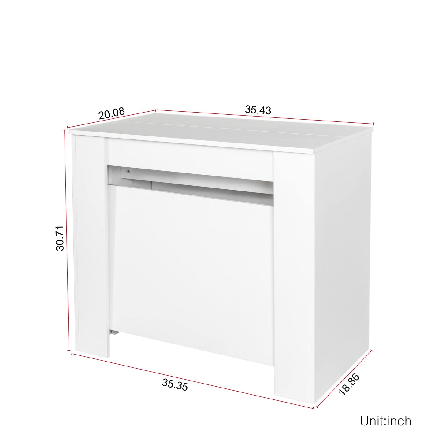 20"-118" Ausziehbarer Esstisch für 2-12 Personen, Moderner Transformatortisch, Platzsparender, extra langer Klapp-Esstisch, Multifunktionaler Konferenz-Besprechungstisch, Walnuss 