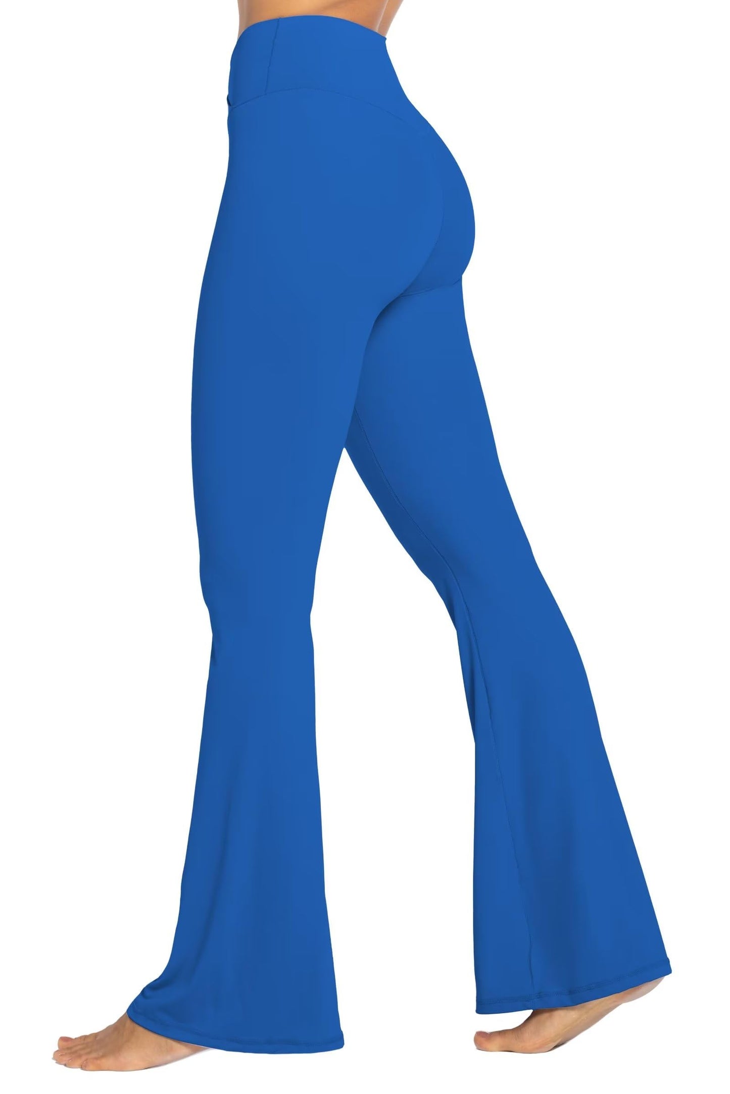 Sunzel Womens Flare Leggings No Front Seam Flare Yoga Pants with Tummy Control Crossover High Waist and Wide Leg