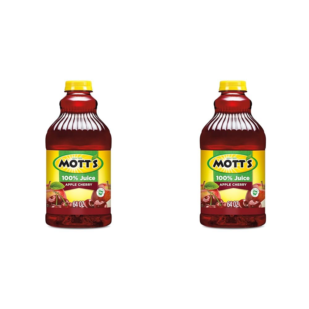 Mott's 100% Original Apple Juice, 8 Fl Oz Bottles, 24 Count (4 Packs Of 6), 2 Servings Of Fruit, 100% Fruit Juice, Gluten-free, Caffeine-free, Kosher, Contains No Artificial Colors Or Sweeteners