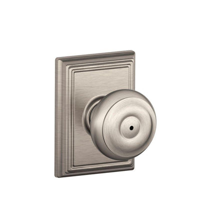 Schlage F51A GEO-625-CAM Georgian Knob with Camelot Trim – Bright Chrome