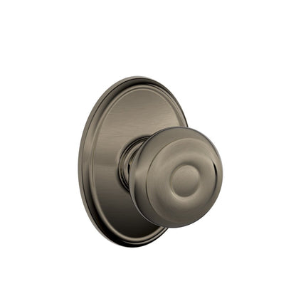 Schlage F51A GEO-625-CAM Georgian Knob with Camelot Trim – Bright Chrome