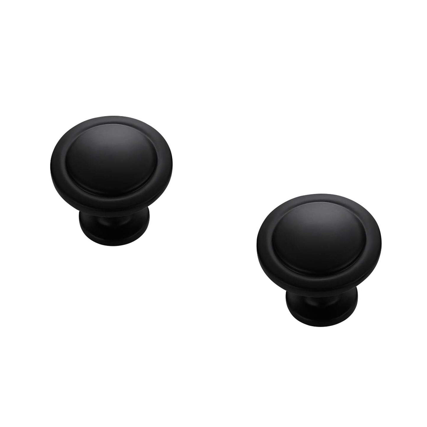 Ravinte 35 Pack 1-1/4 inch Kitchen Cabinet Knobs Drawer Knobs Dresser Knobs Matte Black Zinc Knobs Drawer Pulls Door Knobs Dresser Drawer Handles Knobs for Dresser Drawers