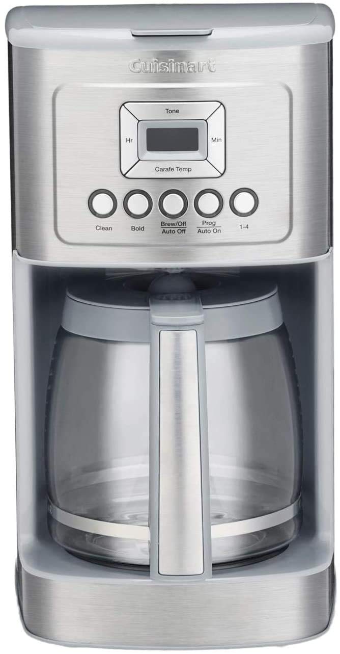 Cafetière Perfectemp Cuisinart DCC-3200WP1, 14 tasses en verre, blanc 