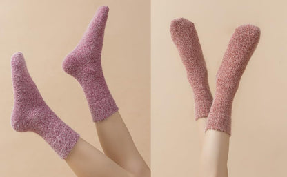 5 Pairs Fuzzy Soft Cozy Comfortable Socks for Women, Casual Sleep Comfy Socks, Perfect Warm Winter Gifts for Women