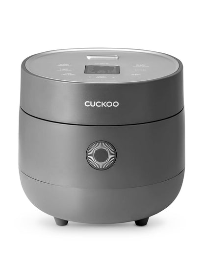 Rice Cooker 6 Cup Uncooked / 12 Cup Cooked, Fuzzy Logic, Delay Timer, Keep Warm, Steamer, Non-Stick Pot, Gray (CR-0675FG) – Gently Used