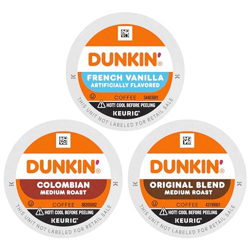 Dunkin‘ Bestseller-Kaffee-Vielfaltspaket, 60 Keurig K-Cup-Pads 