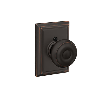 Schlage F51A GEO-625-CAM Georgian Knob with Camelot Trim – Bright Chrome