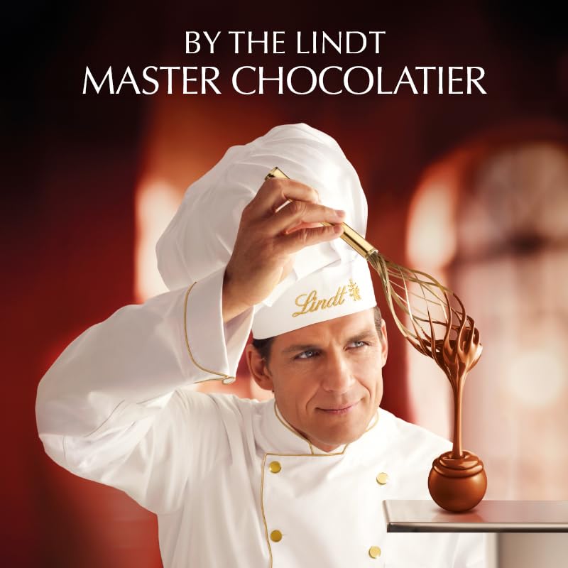 Lindt LINDOR Weiße Schokoladentrüffel, Weiße Schokoladenbonbons mit zartschmelzender Trüffelfüllung, 25,4 oz., 60 Stück 