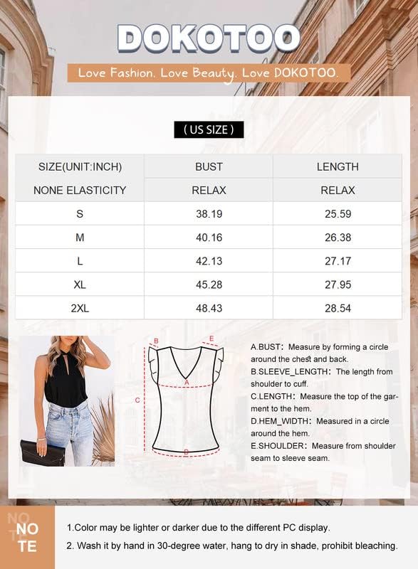 Dokotoo Damen Casual Ärmellose Shirts Neckholder Leopardenmuster Tank Top und Blusen