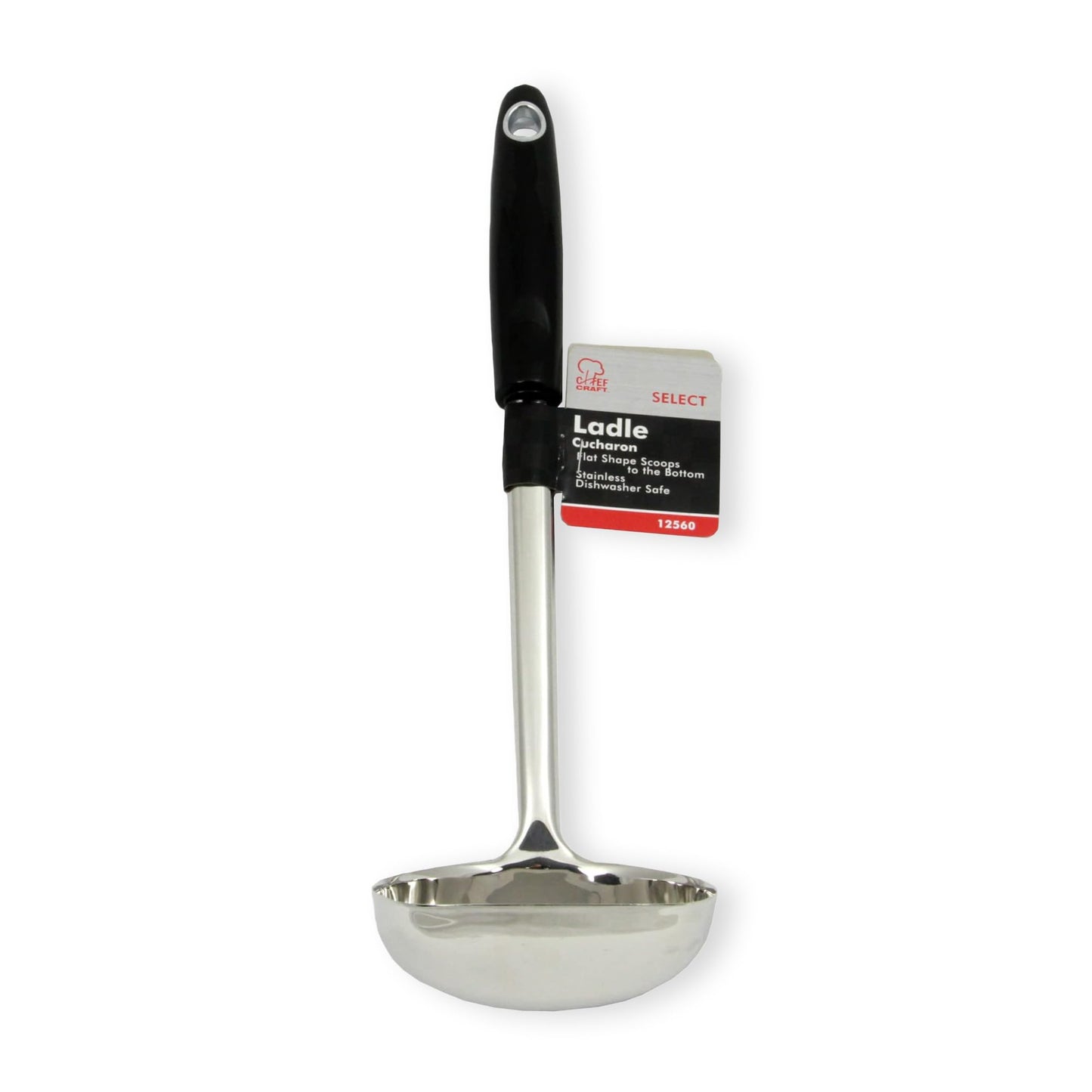 Ensemble d'ustensiles et d'outils de cuisine robustes Chef Craft, 6 pièces, acier inoxydable 