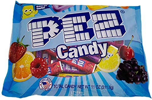 PEZ Candy Nachfüllrollen, 11 oz Mischbeutel (ca. 35 volle Rollen in jedem Beutel) 