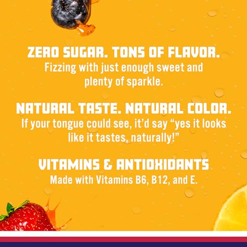 Sparkling Ice, Black Cherry Sparkling Water, Zero Sugar Flavored Water, with Vitamins and Antioxidants, Low Calorie Beverage, 17 fl oz Bottles (Pack of 12)