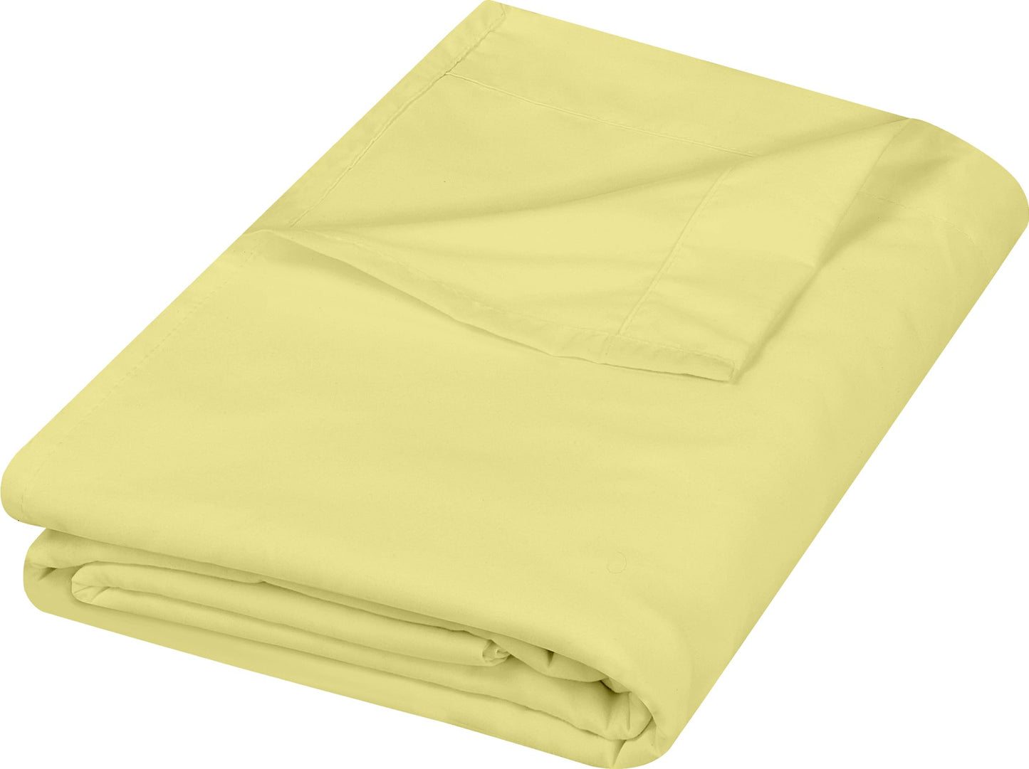 Draps plats Utopia Bedding - Lot de 6 - Tissu en microfibre brossé doux - Draps supérieurs résistants au rétrécissement et à la décoloration - Entretien facile (Queen, Blanc) 