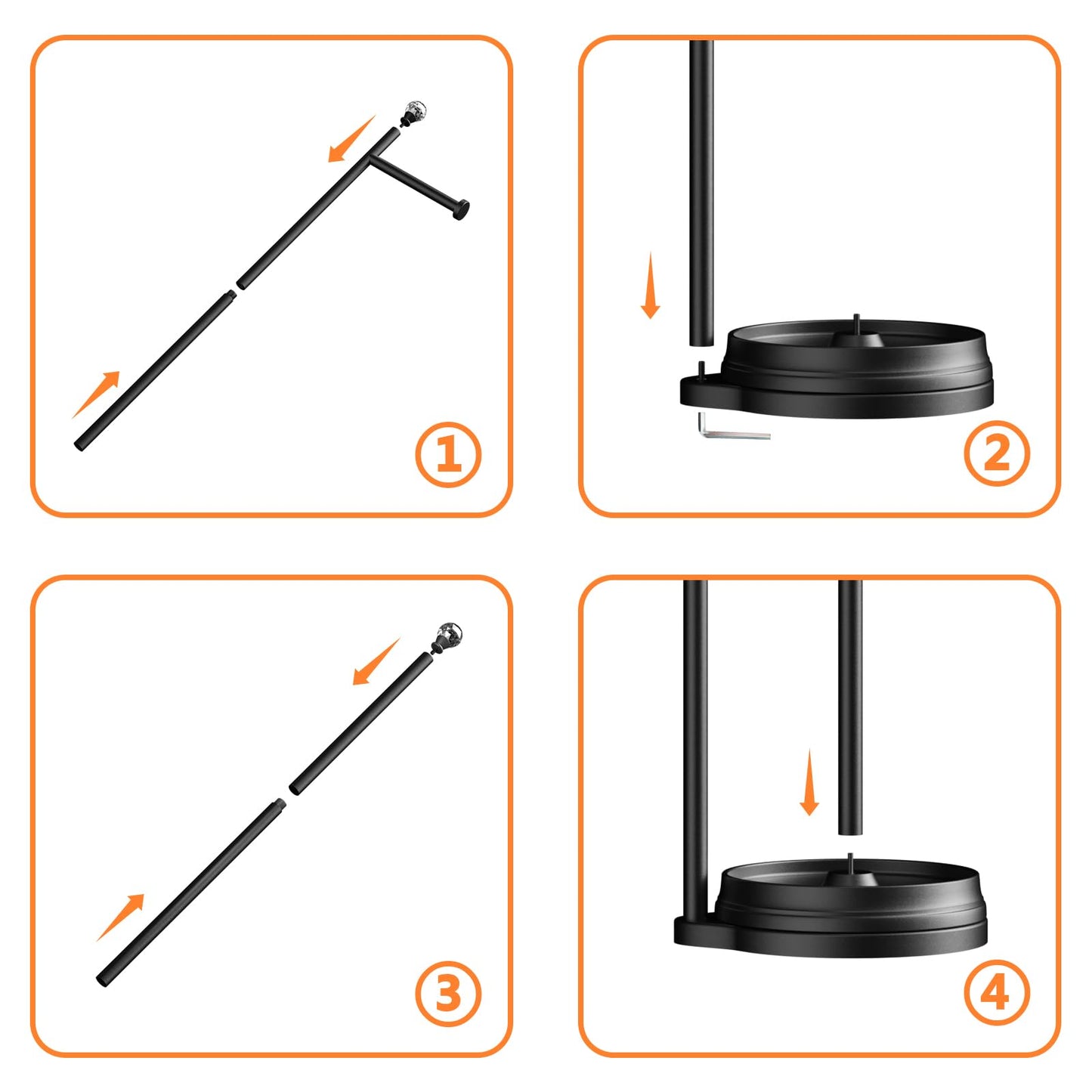 Weighted Freestanding Toilet Paper Holder – Metal Bathroom Stand with Crystal Accent