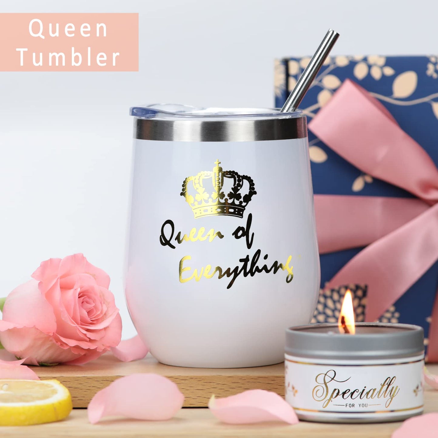 Royal Birthday Gifts for Women Who has Everything Gifts for Mom Grandma from Daughter Son, Best Friend,Her, Sister, Teacher-Thank You, Unique Happy Birthday Christmas Gift Basket Gifts for Women