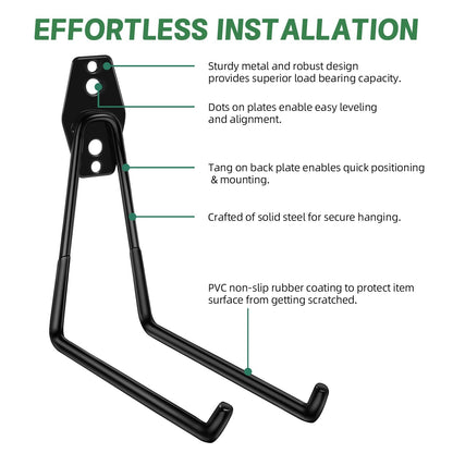 Heavy Duty Hook, Loading Capacity 100 LBS, 6 inch, Hooks for Garage Wall and Garage Ceiling