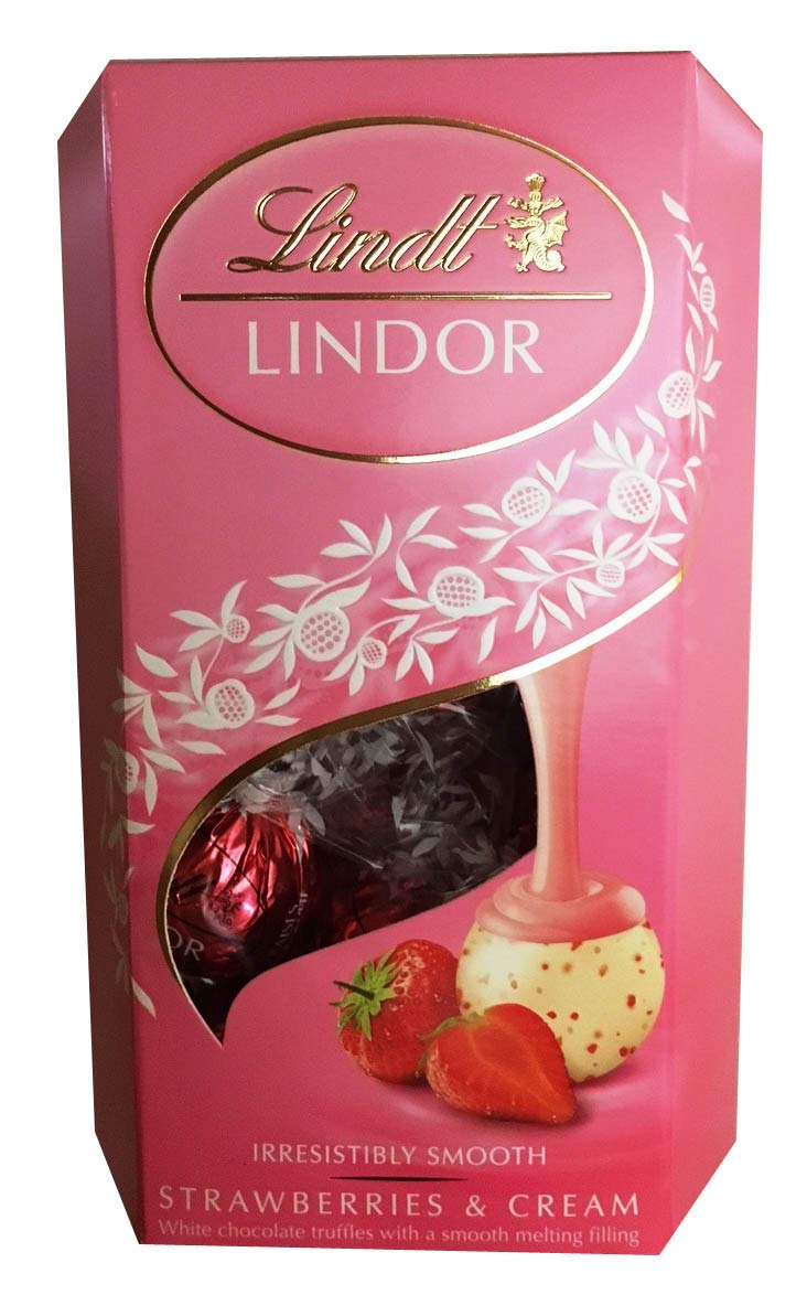 Lindt LINDOR White Chocolate Candy Truffles, White Chocolate Candy with Smooth, Melting Truffle Center, 25.4 oz., 60 Count