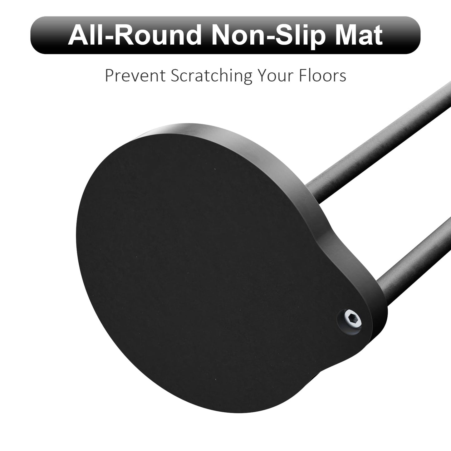 Weighted Freestanding Toilet Paper Holder – Metal Bathroom Stand with Crystal Accent