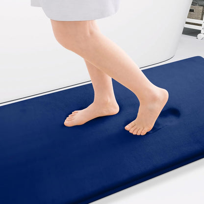 Smiry Memory Foam Bath Mat – Ultra Soft, Absorbent, Non-Slip Rug for Bathroom