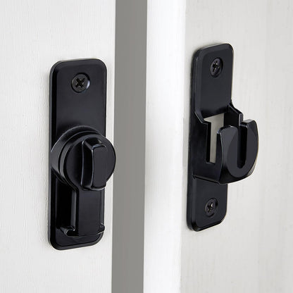 Enhanced Security Flip Latch Lock, Heavy-Duty Sliding & Swing Door Latch