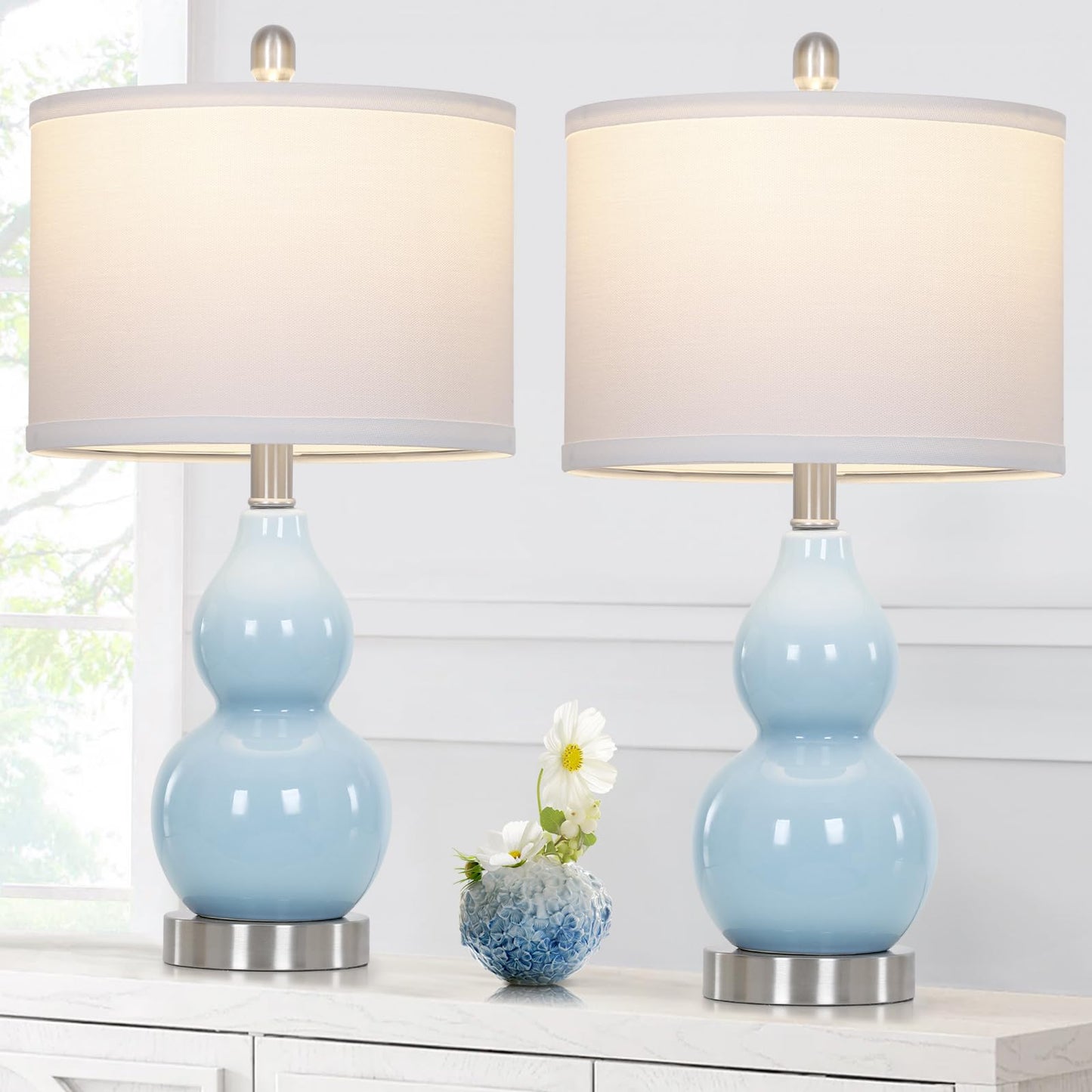 Rinweey Modern Ceramic Table Lamps