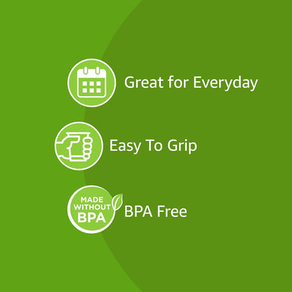 Amazon Basics Disposable Clear Plastic Cups, 16oz, 50 Count