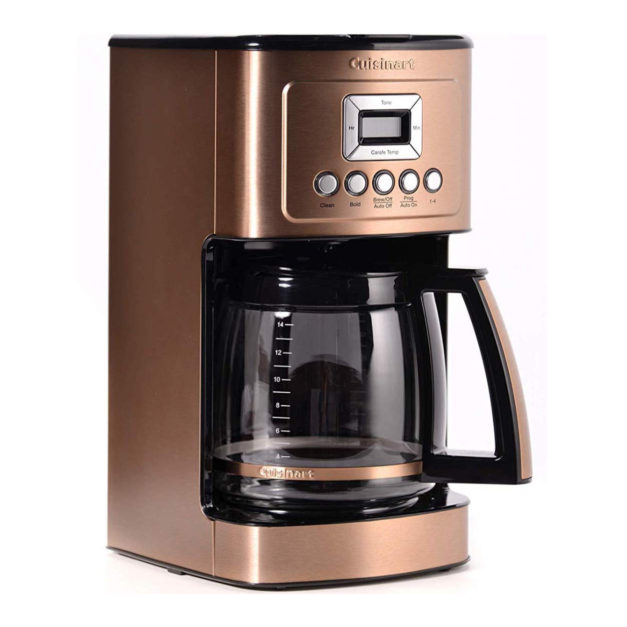 Cuisinart DCC-3200WP1 Perfectemp Kaffeemaschine, 14-Tassen-Glas, weiß 