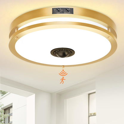 Motion Sensor LED Ceiling Light – Adjustable Color Temp, Outdoor Flush Mount