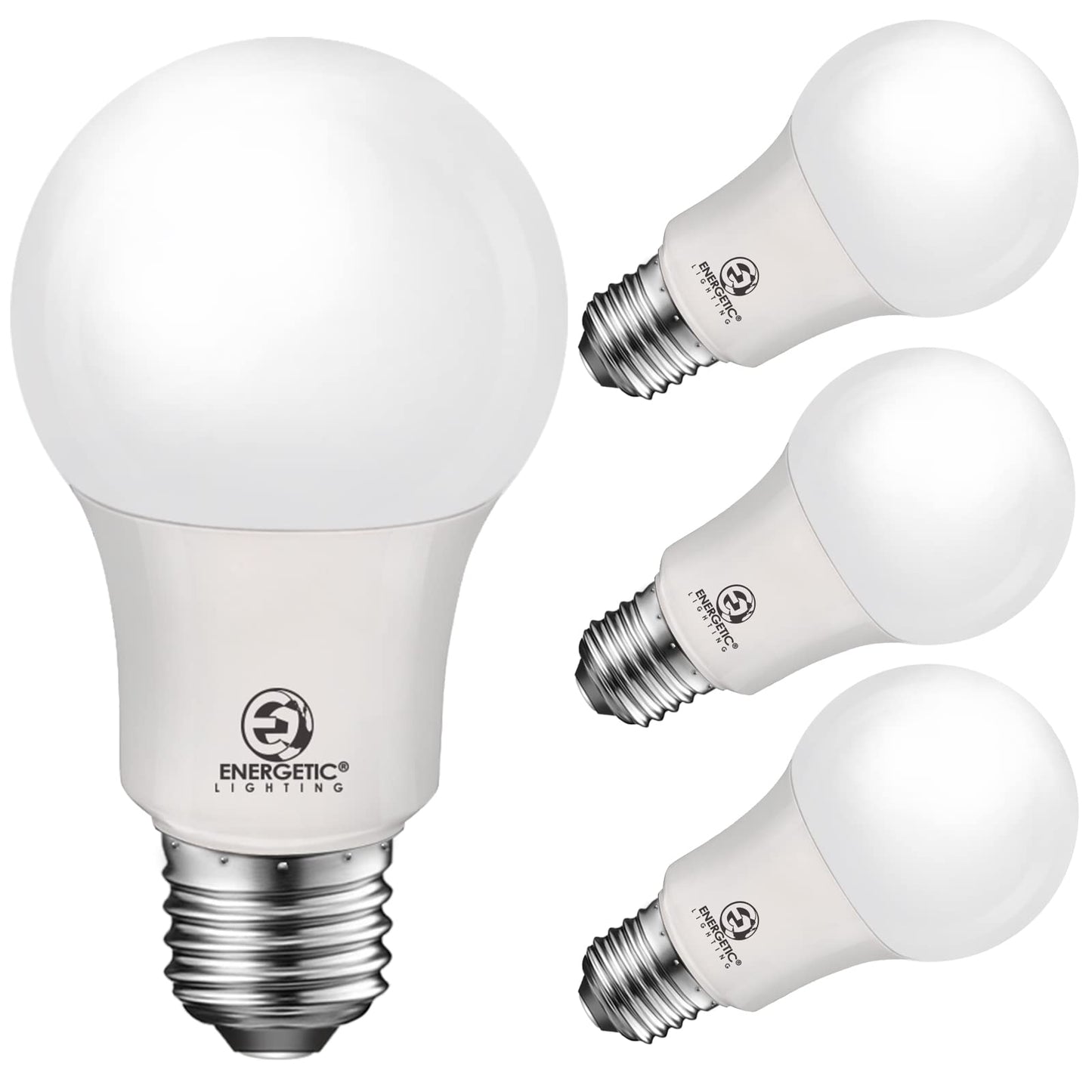 Ampoule LED A19 énergétique, lot de 24, équivalent 60 W, lumière du jour 5 000 K, culot moyen E26, ampoule LED non variable, homologuée UL 