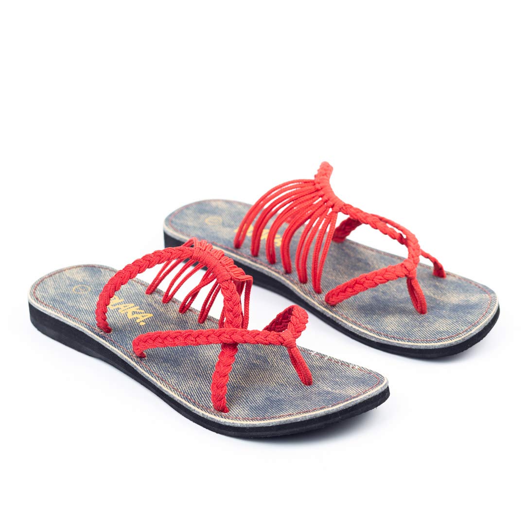 Plaka Flip Flops Sandals for Women Oceanside