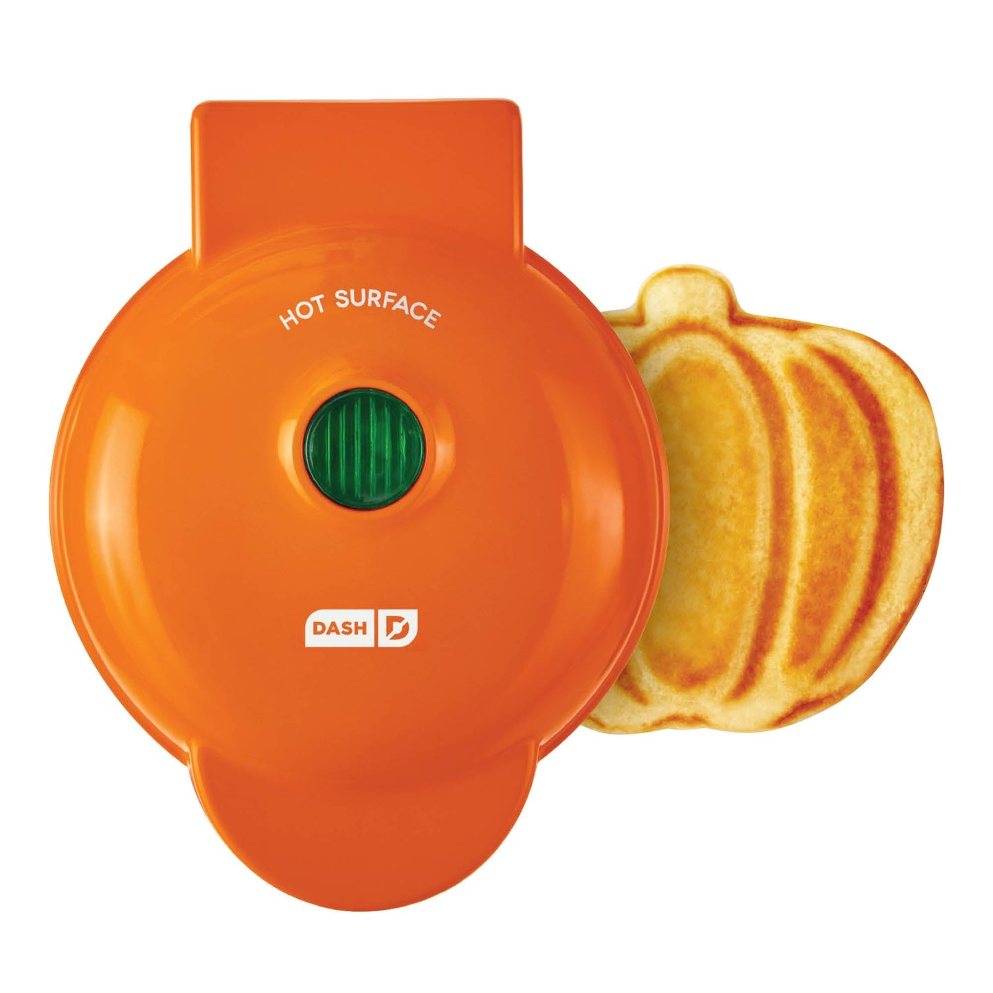 DASH Mini Maker for Individual Waffles, Hash Browns, Keto Chaffles with Easy to Clean, Non-Stick Surfaces, 4 Inch, White Pineapple