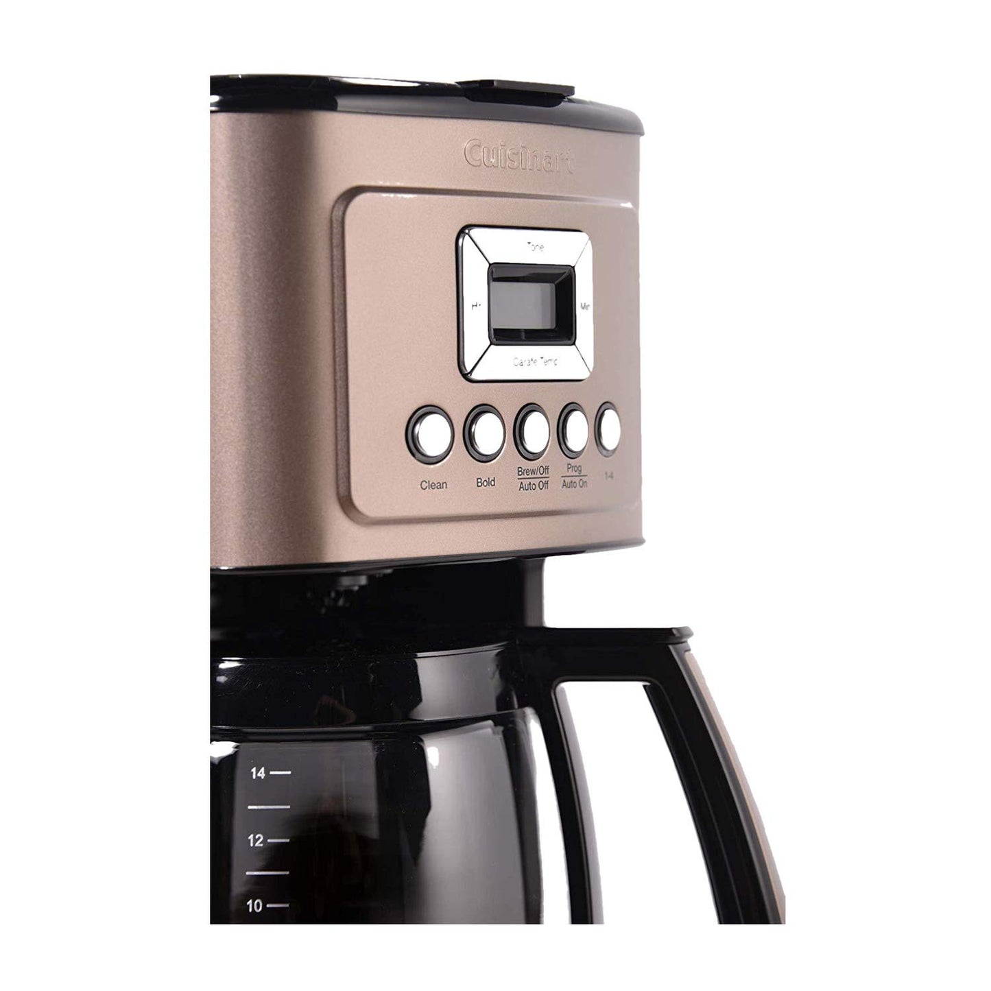 Cuisinart DCC-3200WP1 Perfectemp Kaffeemaschine, 14-Tassen-Glas, weiß 