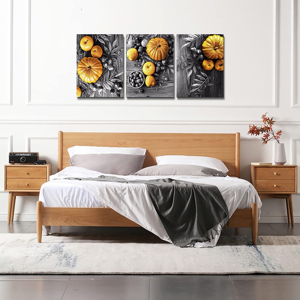 Art mural sur toile pour salon Décoration murale pour chambre Salle de bain Peintures en noir et blanc Impressions d'art sur toile encadrées modernes en 3 parties Prêtes à accrocher Images abstraites bleues inspirantes Décorations pour la maison 