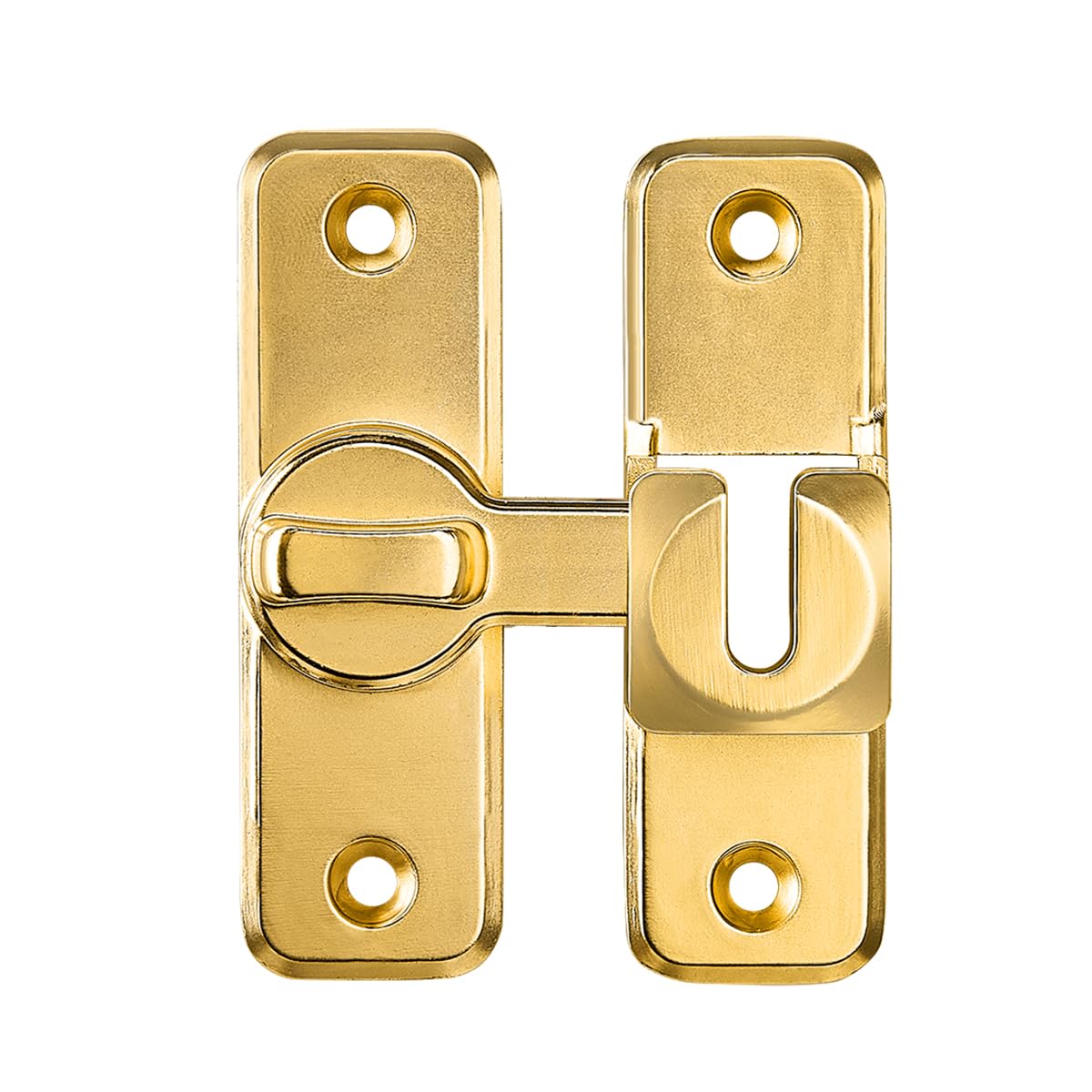 Enhanced Security Flip Latch Lock, Heavy-Duty Sliding & Swing Door Latch