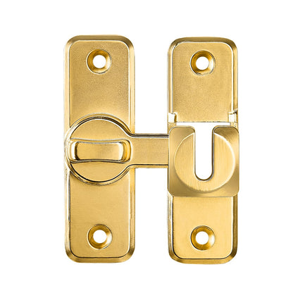 Enhanced Security Flip Latch Lock, Heavy-Duty Sliding & Swing Door Latch