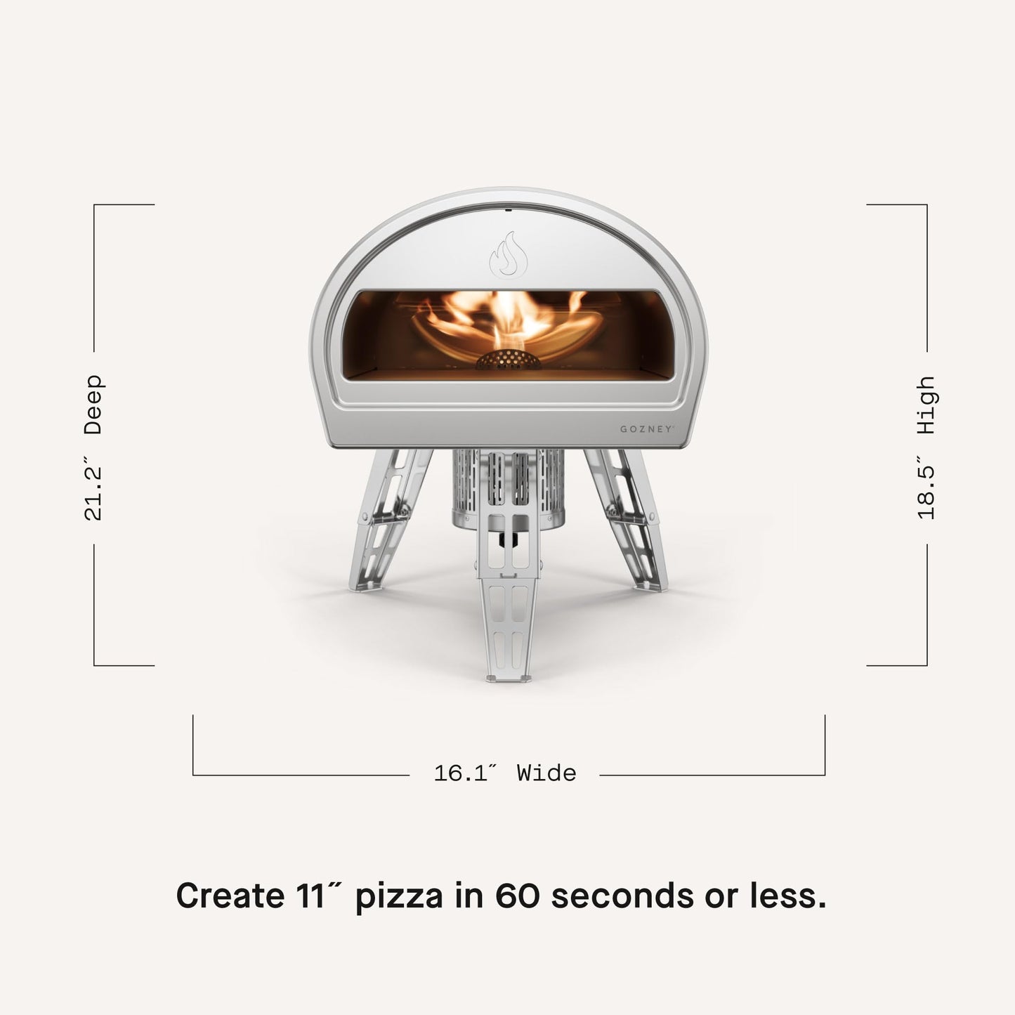 Gozney Roccbox Outdoor Pizza Oven, Green, Portable, Gas & Wood Fired, Restaurant-Grade
