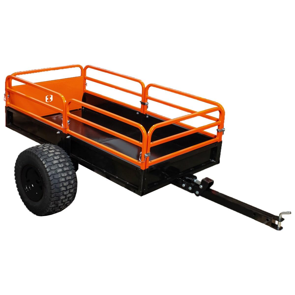 MOTOALLIANCE® Impact Implements 1000lb ATV UTV Garden Tractor Utility Cart Cargo Trailer. 12 pi3 Idéal pour transporter du bois, des broussailles, du gravier et plus encore 