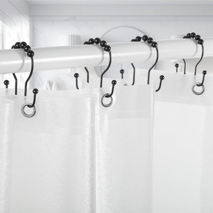 2-Pack Shower Curtain Hooks –12-Piece Each