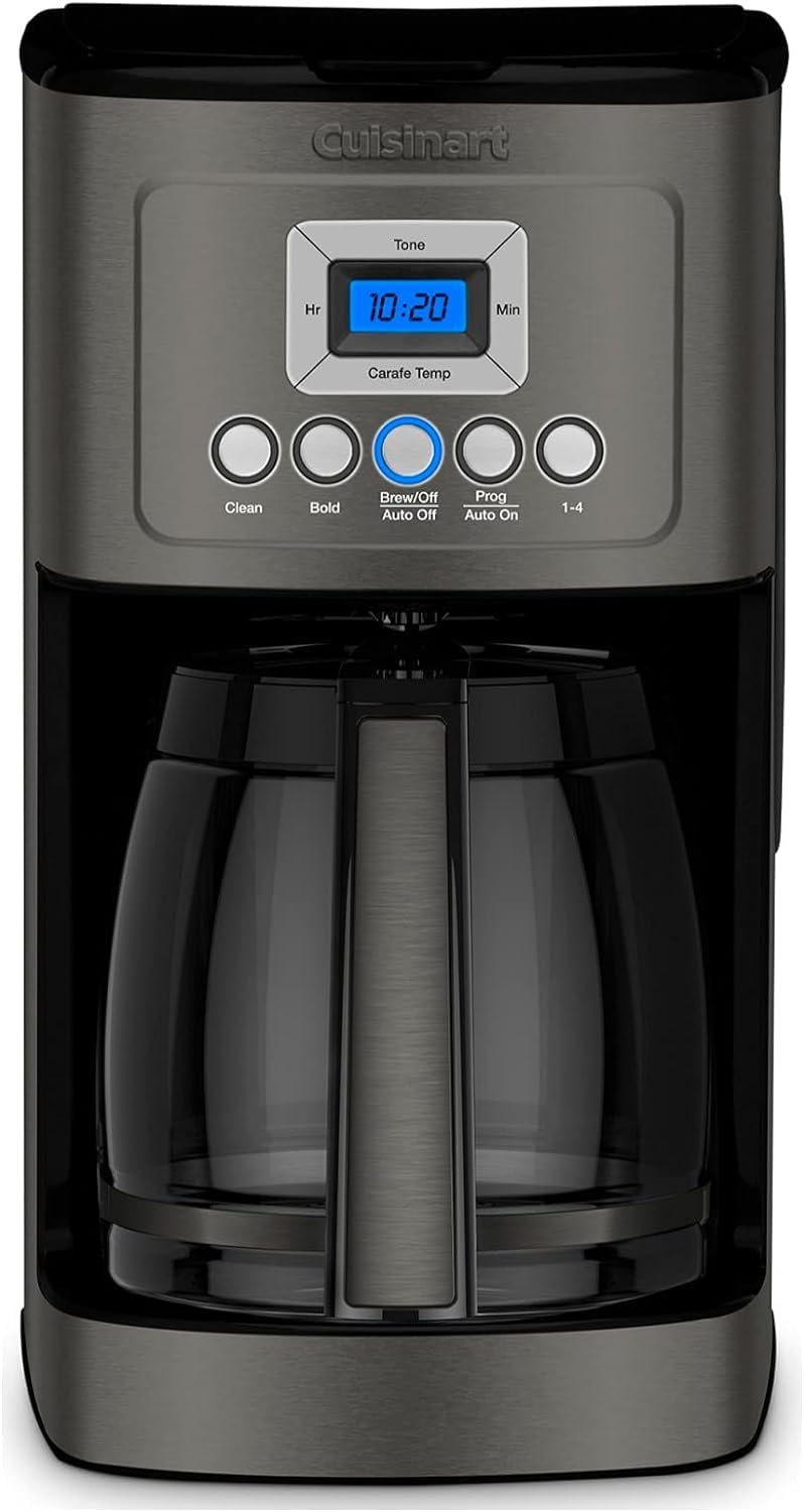 Cuisinart DCC-3200WP1 Perfectemp Kaffeemaschine, 14-Tassen-Glas, weiß 