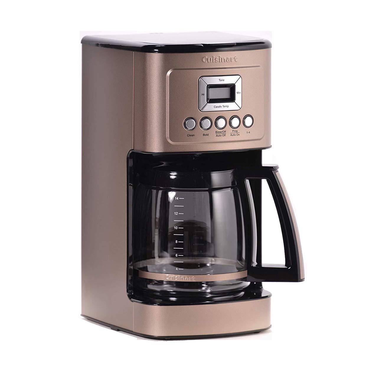 Cuisinart DCC-3200WP1 Perfectemp Kaffeemaschine, 14-Tassen-Glas, weiß 