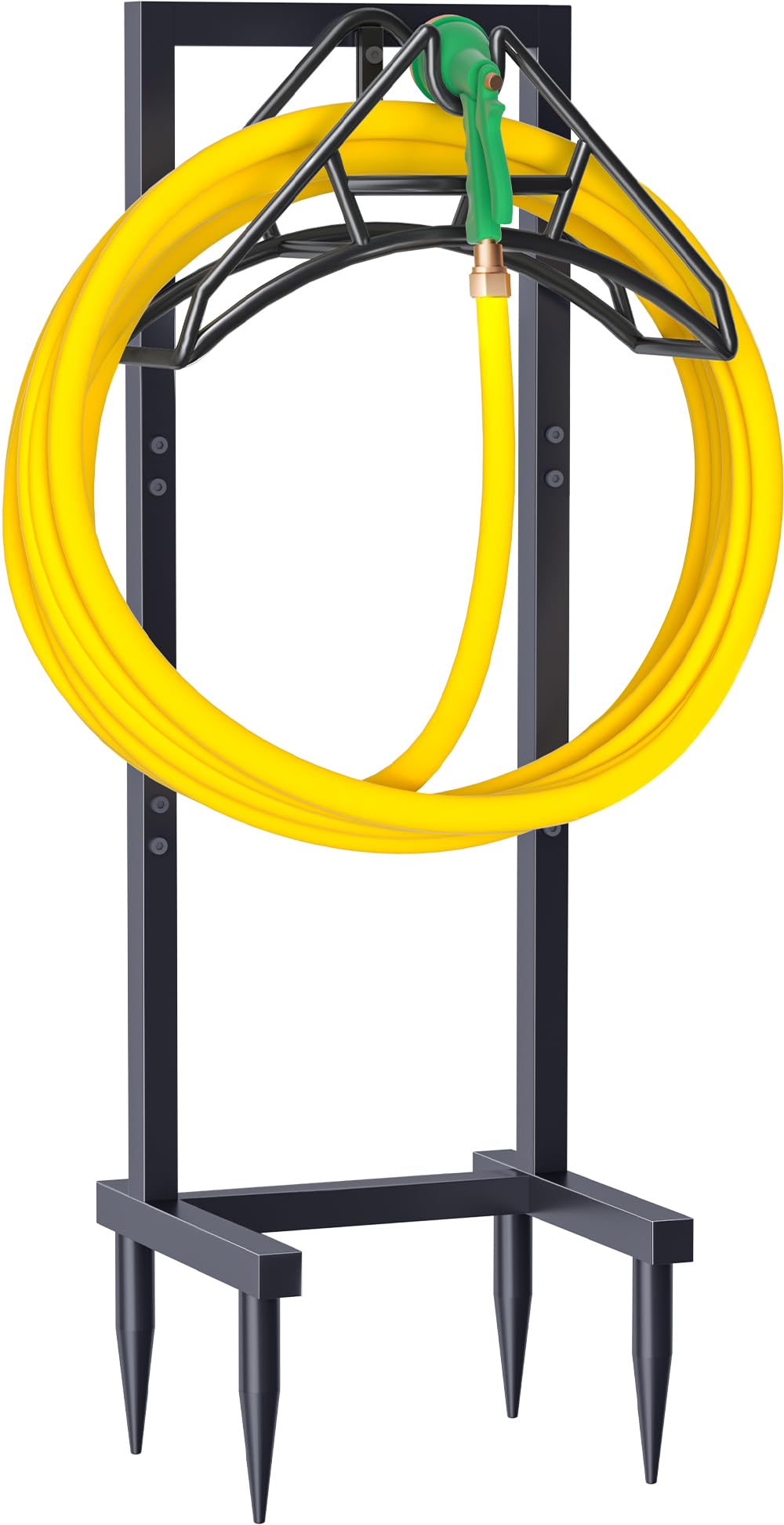 Freestanding Garden Hose Holder – Heavy Duty Metal Outdoor Hose Organizer