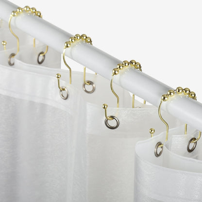2-Pack Shower Curtain Hooks –12-Piece Each