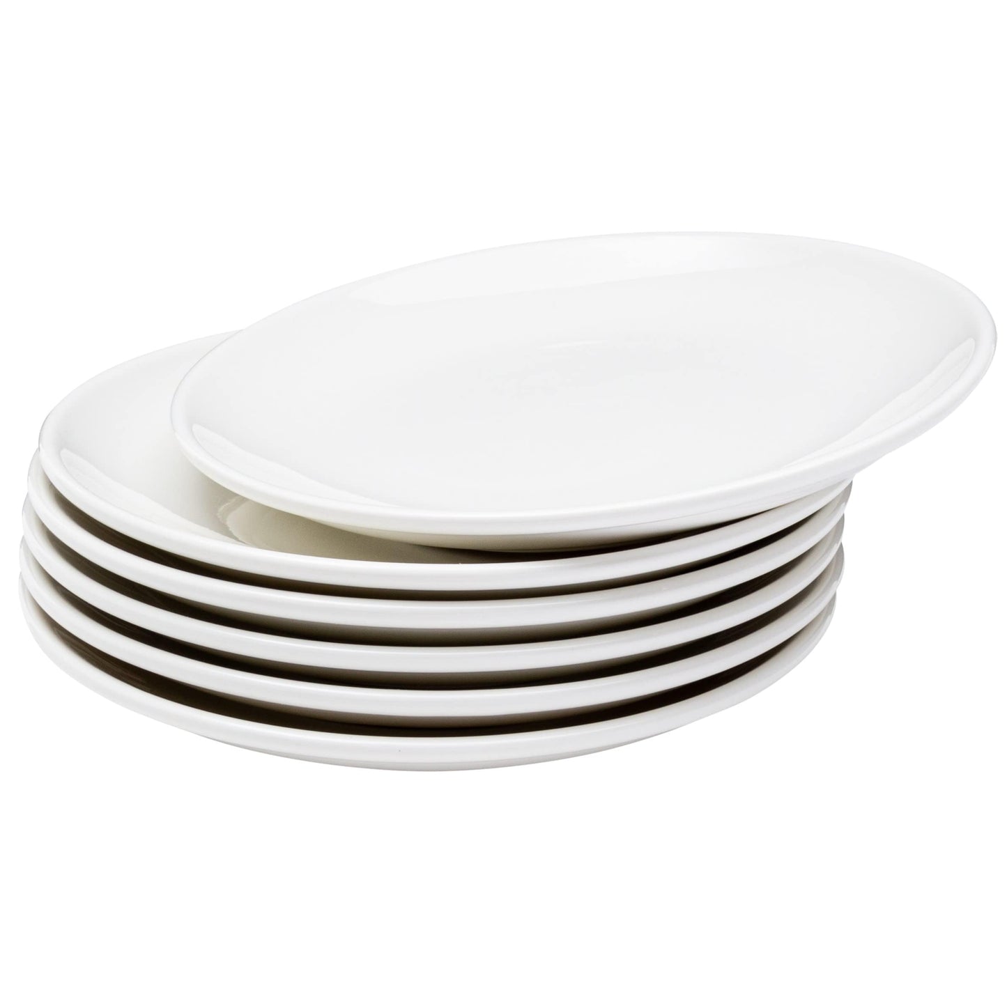 Vikko Ceramic Dinner Plates – Stackable White Plates