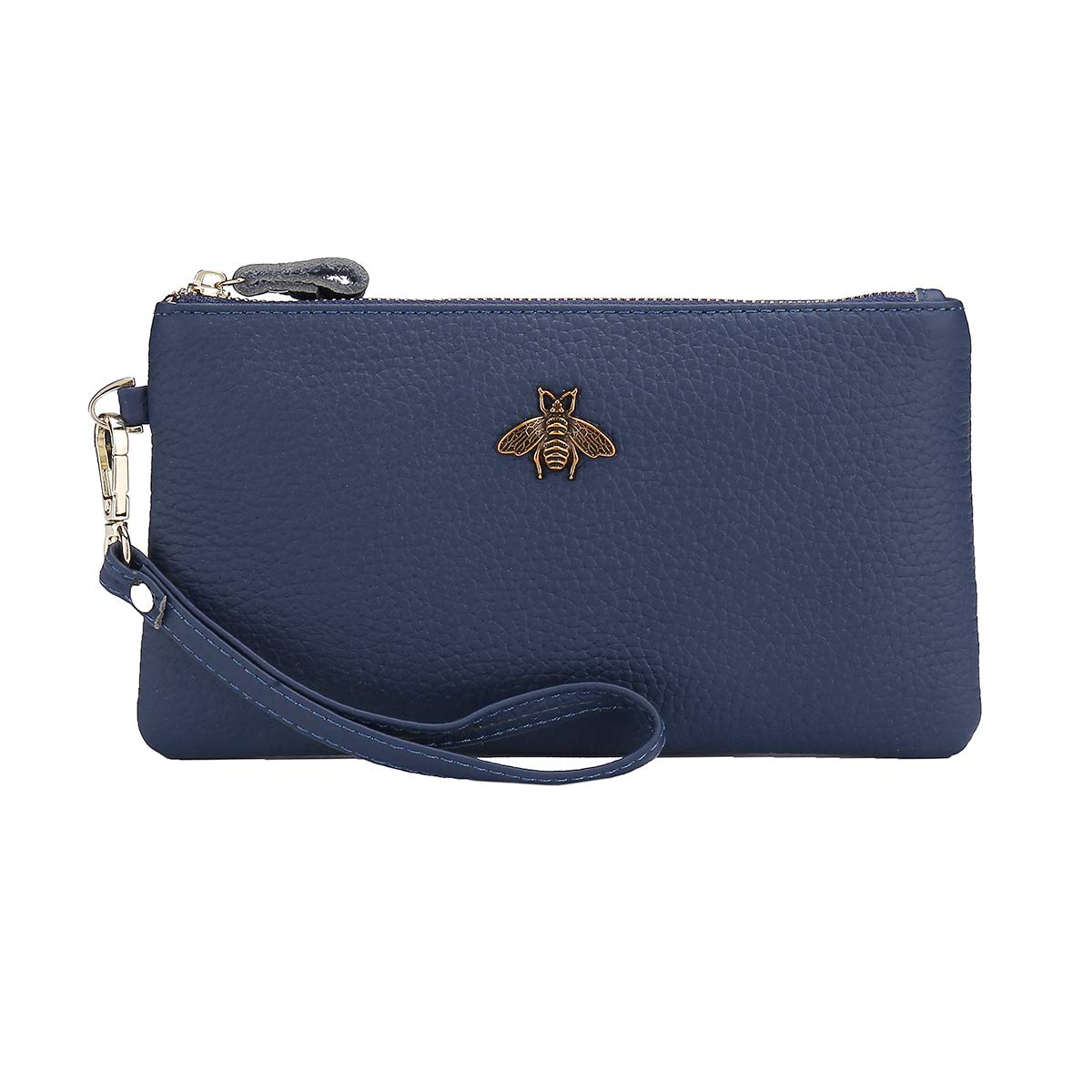 imeetu Damen-Handgelenk-Clutch, Leder, Handy-Geldbörse, Handtasche mit Handschlaufe