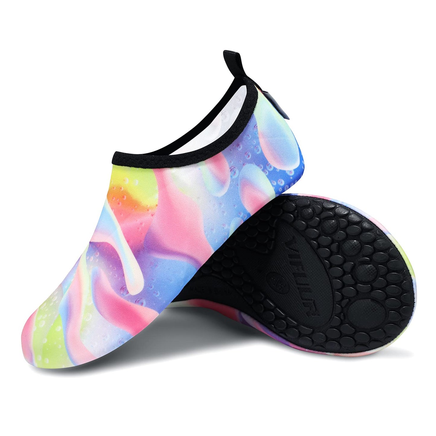 VIFUUR Wassersportschuhe Barfuß Schnelltrocknende Aqua-Yoga-Socken Slip-on für Männer Frauen