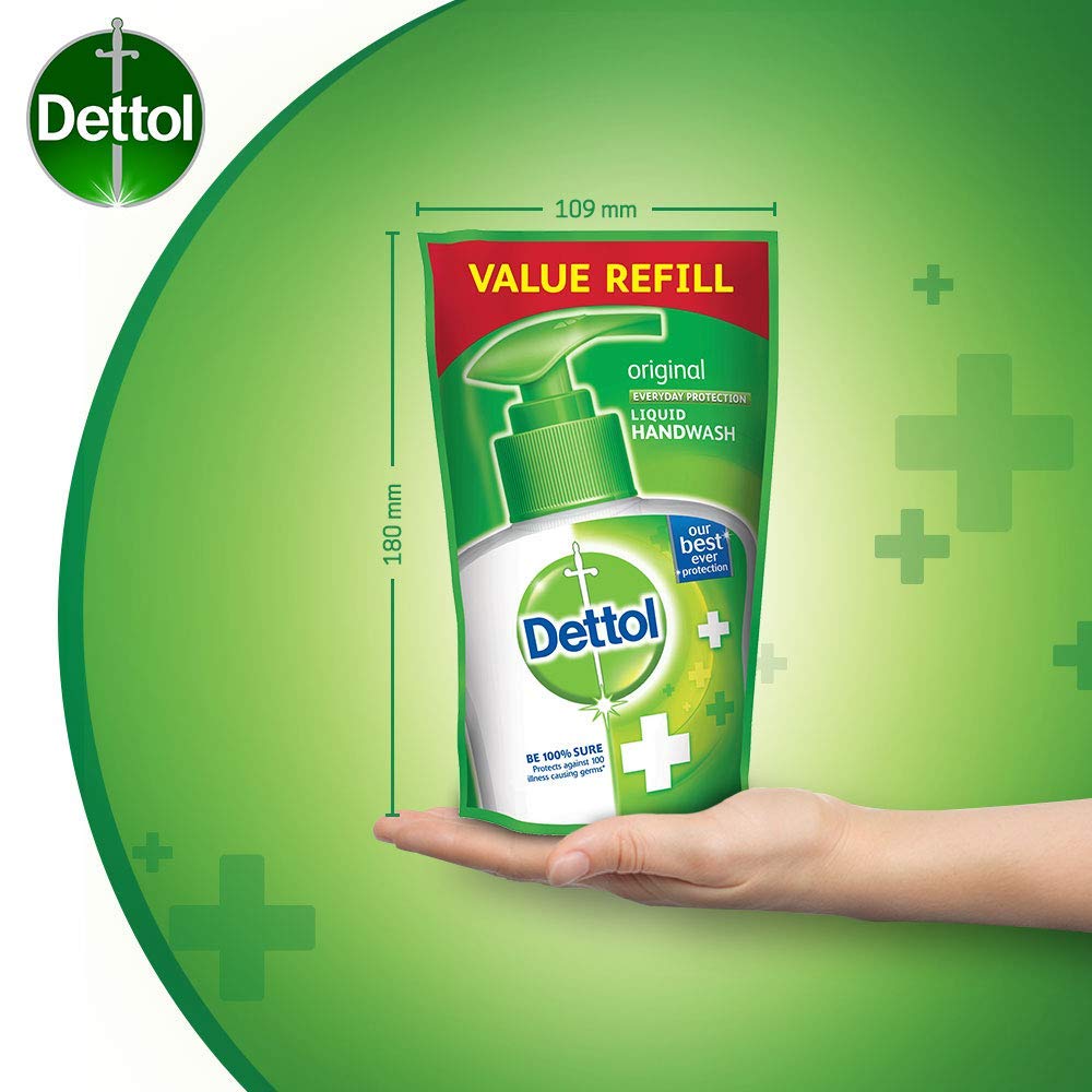 Dettol Original Liquid Handwash | 875ml (29.59 Fl Oz) | Pack of 2