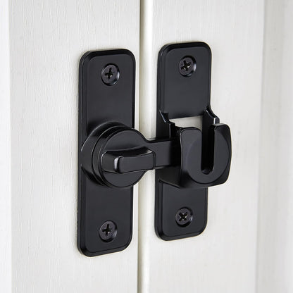 Enhanced Security Flip Latch Lock, Heavy-Duty Sliding & Swing Door Latch