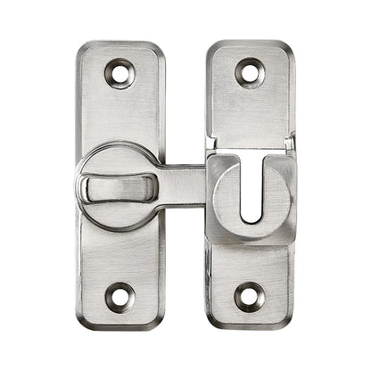 Enhanced Security Flip Latch Lock, Heavy-Duty Sliding & Swing Door Latch