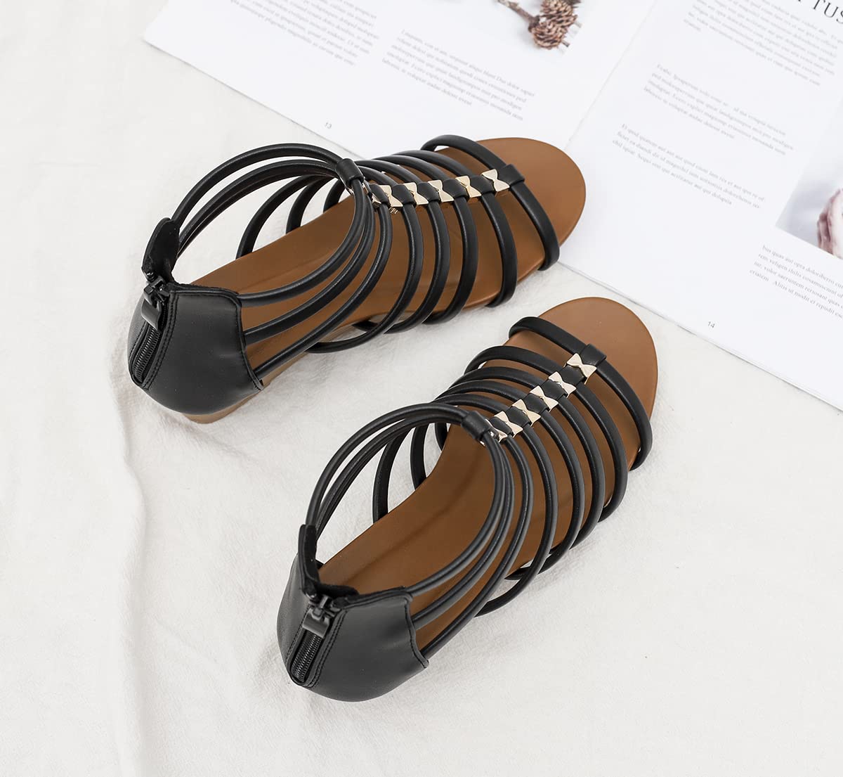 Keilsandalen für Damen, elegant, lässig, für den Sommer, süß, bequem, mit Keilabsatz, Strandsandale 